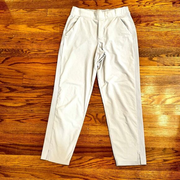 Athleta Brooklyn Mid Rise Ankle Pants. Beige. Size 4. - Picture 3 of 10